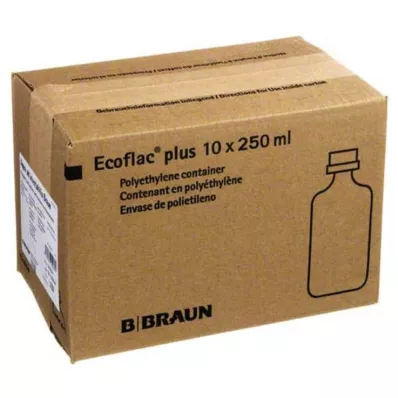 Aqua AD Injectabilia Ecoflac Plus Infusionslösung, 10X250 ml
