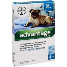 ADVANTAGE 100 Lösung f.Hunde 4-10 kg, 4 St