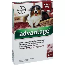 ADVANTAGE 250 Lösung f.Hunde 10-25 kg, 4 St