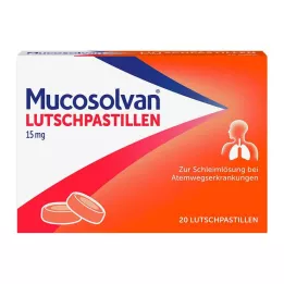 MUCOSOLVAN Lutschpastillen 15 mg, 20 St
