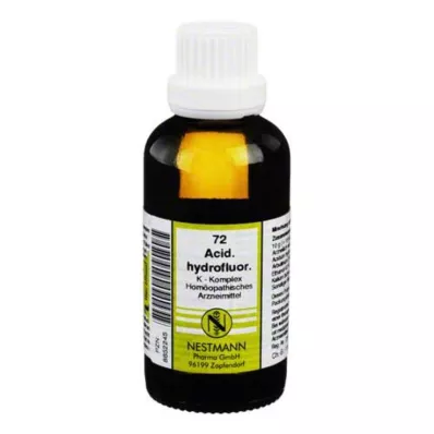 ACIDUM HYDROFLUORICUM K Komplex Nr.72 Dilution, 50 ml ACIDUM HYDROFLUORICUM K Komplex Nr.72 Dilution, 50 ml