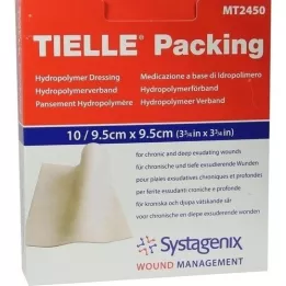 TIELLE Packing Hydropolymer-Verb.9,5x9,5 cm steril, 10 St