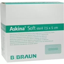 ASKINA Soft Wundverband 5x7,5 cm steril, 50 St