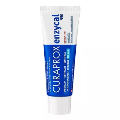 Curaprox enzycal 950 Fluorid extra milde Zahnpasta, 75 ml