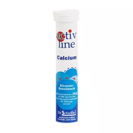 ACTIVLINE Calcium Zitrone Brausetabletten, 20 St