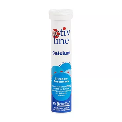 Activline Calcium Zitrone Brausetabletten, 20 St