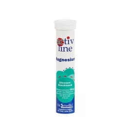 ACTIVLINE Magnesium Zitrone Brausetabletten, 20 St