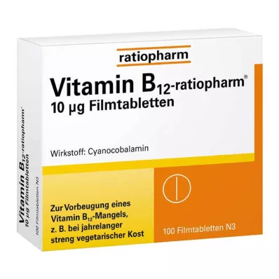 Vitamin B12-ratiopharm 10 µg Filmtabletten, 100 St