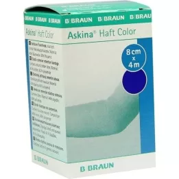 ASKINA Haftbinde Color 8 cmx4 m blau, 1 St