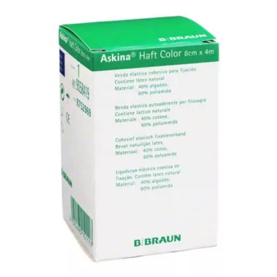 ASKINA Haftbinde Color 8 cmx4 m blau, 1 St