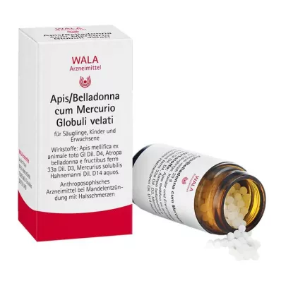 APIS BELLADONNA cum Mercurio Globuli, 20 g APIS BELLADONNA cum Mercurio Globuli, 20 g