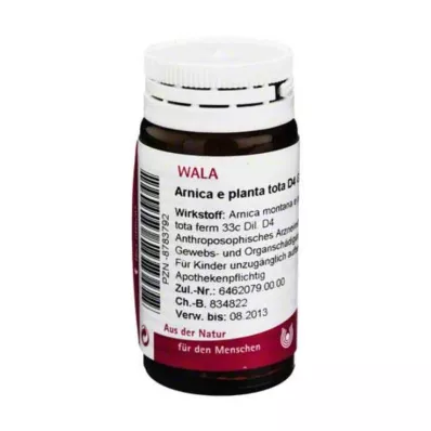 Arnica E Planta tota D 4 Globuli, 20 g