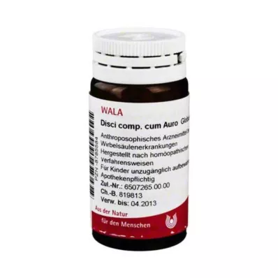 Disci comp. cum Auro Globuli, 20 g