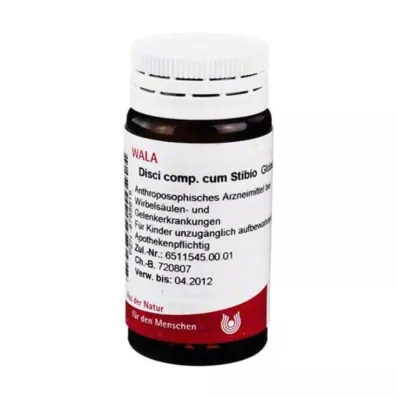Disci comp. cum Stibio Globuli, 20 g