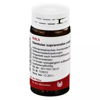 Glandulae suprarenalis comp. Gl, 20 g Glandulae suprarenalis comp. Gl, 20 g
