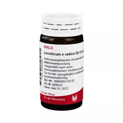 LEVISTICUM E radice D 3 Globuli, 20 g LEVISTICUM E radice D 3 Globuli, 20 g