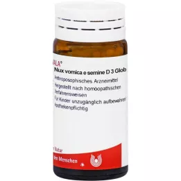 NUX VOMICA E semine D 3 Globuli, 20 g