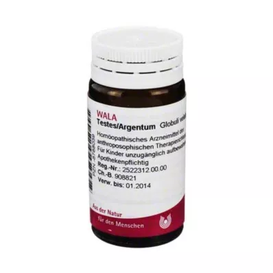 TESTES/ARGENTUM Globuli, 20 g