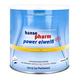 HANSEPHARM Power Eiweiß plus Vanille Pulver, 750 g