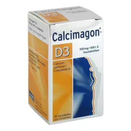 CALCIMAGON D3 Kautabletten, 30 St