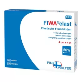 FIXIERBINDE elastisch 4 cmx4 m lose, 1X20 St