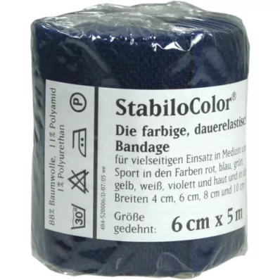 BORT StabiloColor Binde 6 cm blau, 1 St