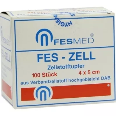 ZELLSTOFFTUPFER FES ZELL 4x5 cm hochgebleicht, 100 St