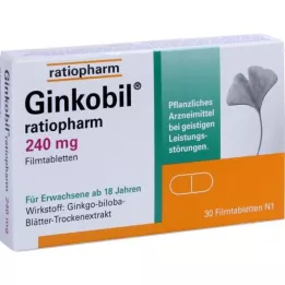 GINKOBIL-ratiopharm 240 mg Filmtabletten, 30 St