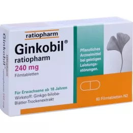 GINKOBIL-ratiopharm 240 mg Filmtabletten, 60 St