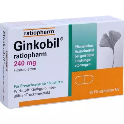 GINKOBIL-ratiopharm 240 mg Filmtabletten, 60 St