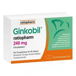GINKOBIL-ratiopharm 240 mg Filmtabletten, 60 St