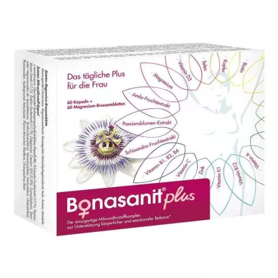 Bonasanit plus 60 Kapseln / 60 Brausetabletten Kombipackung, 1 St Bonasanit plus 60 Kapseln / 60 Brausetabletten Kombipackung, 1 St