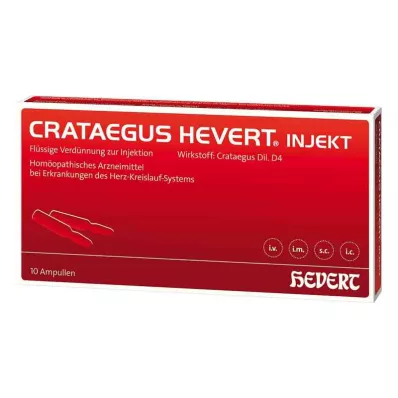 CRATAEGUS HEVERT injekt Ampullen, 10 St
