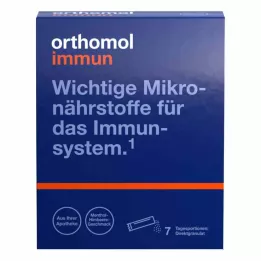 ORTHOMOL Immun Direktgranulat Himbeer/Menthol, 7 St