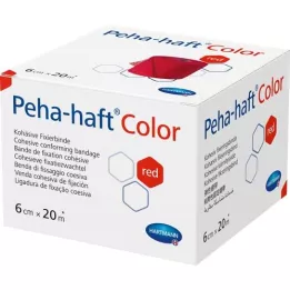 PEHA-HAFT Color Fixierb.latexfrei 6 cmx20 m rot, 1 St
