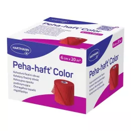 PEHA-HAFT Color Fixierb.latexfrei 6 cmx20 m rot, 1 St