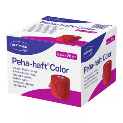 PEHA-HAFT Color Fixierb.latexfrei 6 cmx20 m rot, 1 St