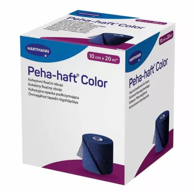 Peha Haft Color Fixierbinde latexf.10 cm x 20 m blau, 1 St Peha Haft Color Fixierbinde latexf.10 cm x 20 m blau, 1 St