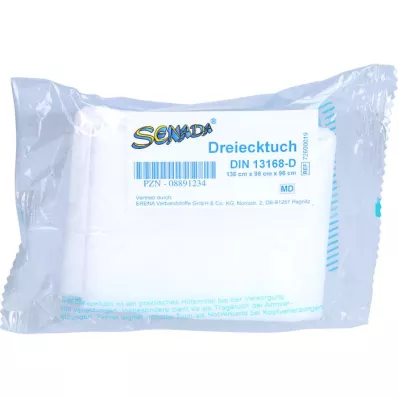 SENADA Dreiecktuch DIN 13168D, 1 St