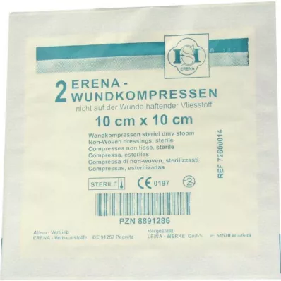 Erena Steril Vlieskompressen, 2 St