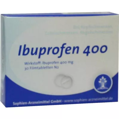 Ibuprofen Sophien 400 Filmtabletten, 30 St Ibuprofen Sophien 400 Filmtabletten, 30 St