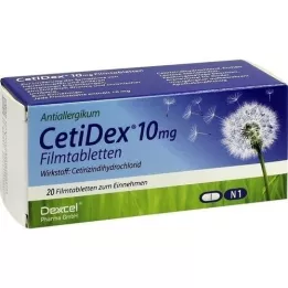 CETIDEX 10 mg Filmtabletten, 20 St