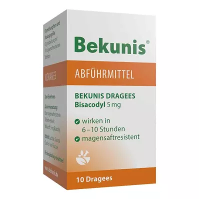 Bekunis Dragees Bisacodyl 5 mg, 10 St
