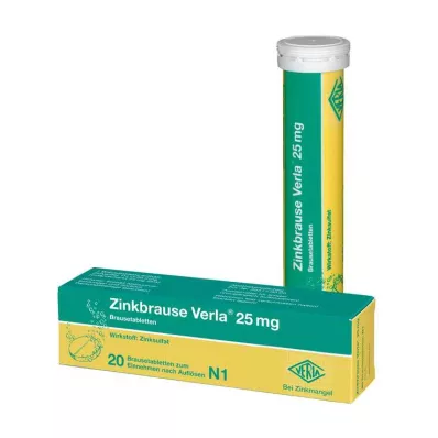 Zinkbrause Verla® 25 mg Brausetabletten, 20 St