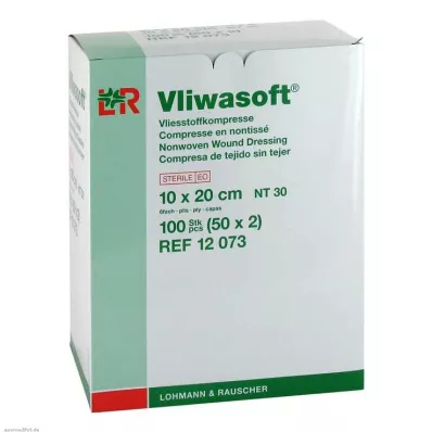 Vliwasoft Vlieskompressen 10x20cm 6-lagig steril, 50X2 St