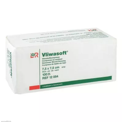 VLIWASOFT Vlieskompressen 7,5x7,5 cm unsteril 6l., 100 St VLIWASOFT Vlieskompressen 7,5x7,5 cm unsteril 6l., 100 St