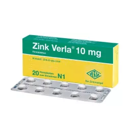 ZINK VERLA 10 mg Filmtabletten, 20 St
