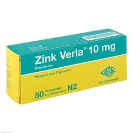 Zink Verla® 10 mg Filmtabletten, 50 St