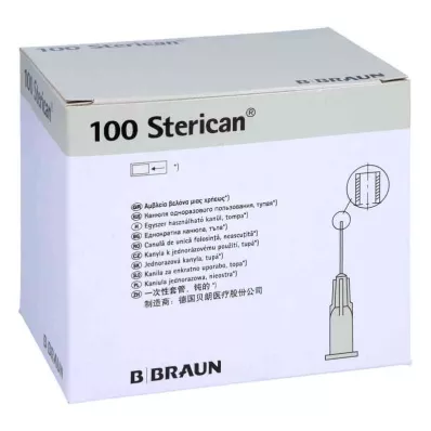 STERICAN Kanülen 27 G 0,4x25 mm stumpf, 100 St