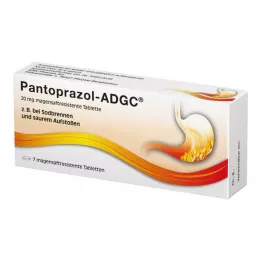 Pantoprazol ADGC 20 mg magensaftresistent Tabletten, 7 St